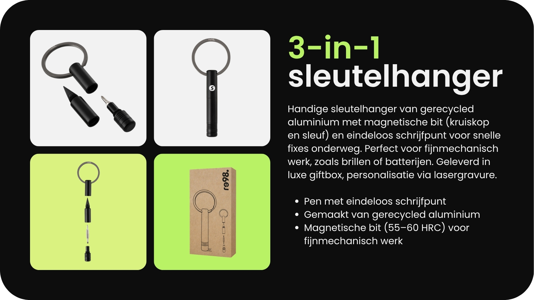 3-in-1 sleutelhanger